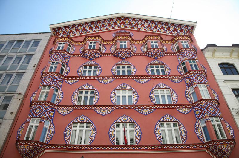 Ljubljana, typical Baroque facade